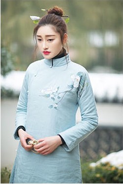 一襲棉麻，溫婉儒雅